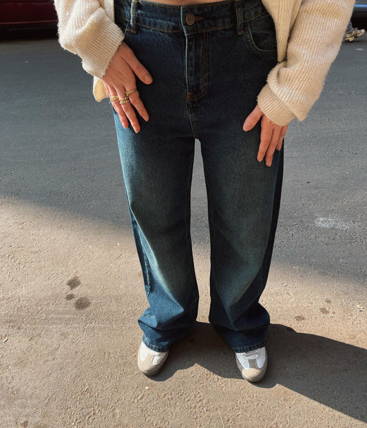 Midnight Blue Denim Pants